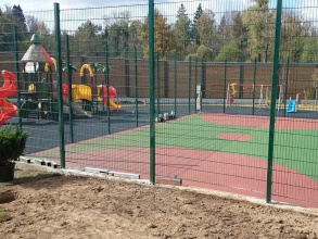 Забор на детскую площадку 50 метров фото в Больших Вязёмах